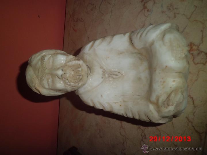 Antig&uuml;edades: FIGURA DE MARMOL ANTIGUO TALLADO. - Foto 7