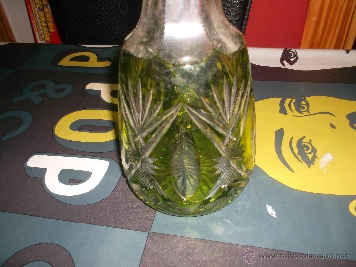 Antig&uuml;edades: licorrera de cristal de la marca val saint lambert - Foto 2