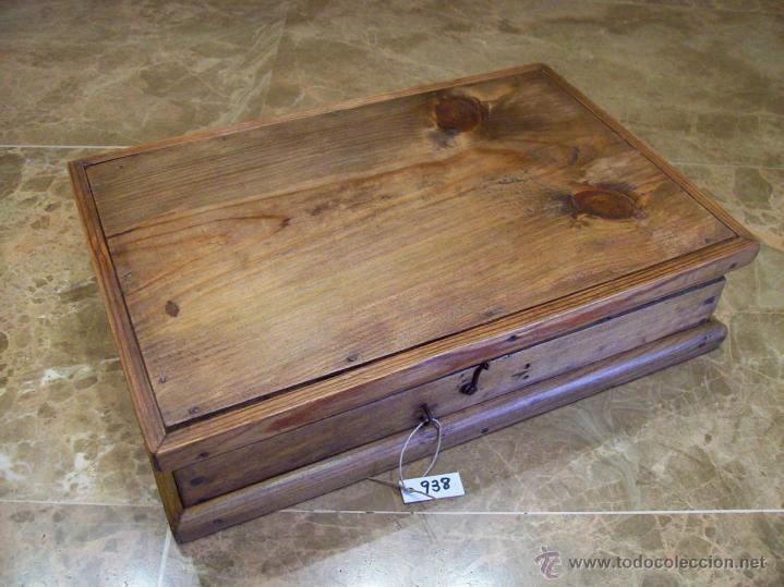 Antig&uuml;edades: ANTIGUA CAJA DE MADERA - Foto 1