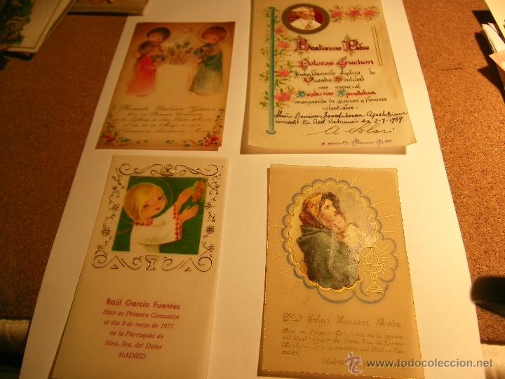 Antig&uuml;edades: LOTE CUATRO RECORDATORIOS ANTIGUOS - Foto 1