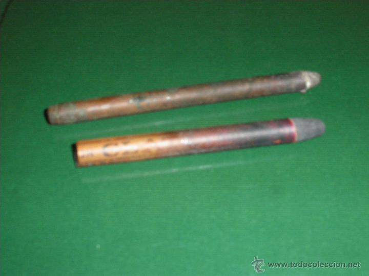 Antig&uuml;edades: 2 ANTIGUOS CARBONES PARA LAMPARA CLAT. - Foto 1