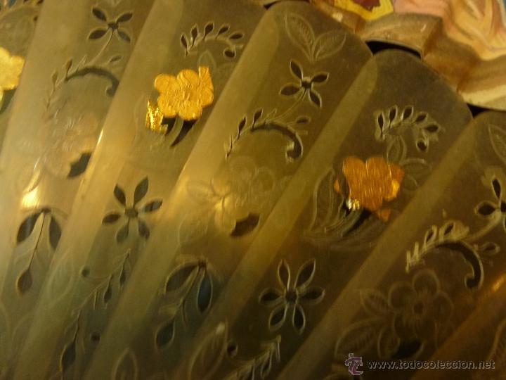 Antig&uuml;edades: antiguo abanico de papel - Foto 6