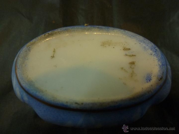 Antig&uuml;edades: caja de porcelana azul - Foto 7