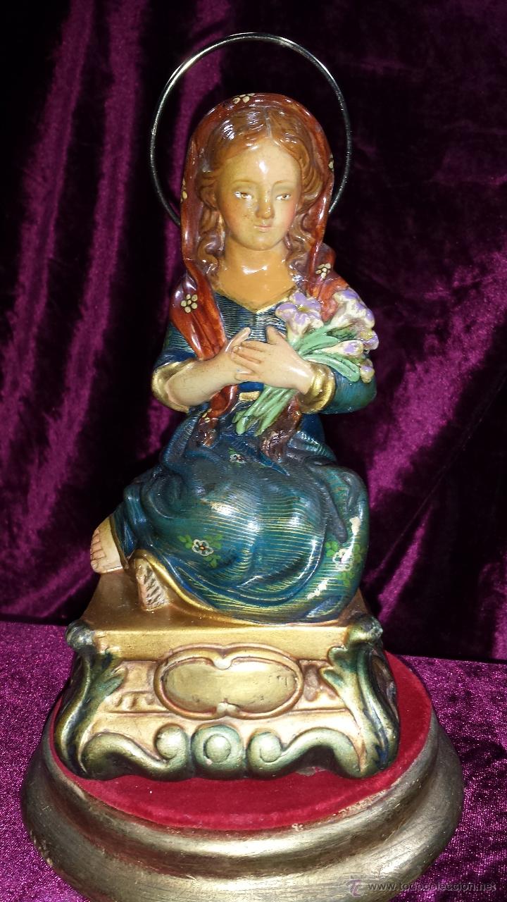 Antig&uuml;edades: Virgen ni&ntilde;a - Foto 1