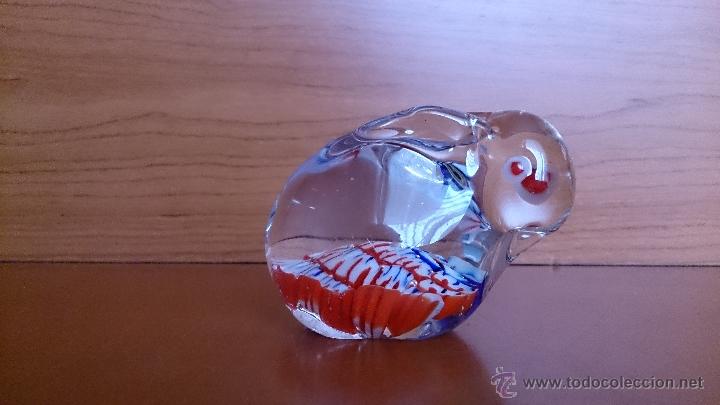 Antig&uuml;edades: Pisapapeles en forma de conejo de cristal de murano . - Foto 2