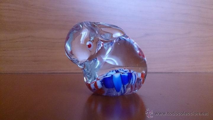 Antig&uuml;edades: Pisapapeles en forma de conejo de cristal de murano . - Foto 7