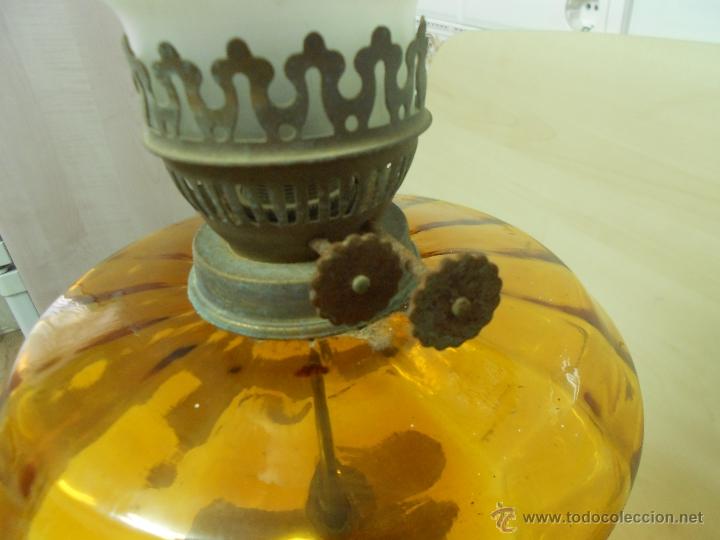 Antig&uuml;edades: QUINQUE DE CRISTAL Y PEANA DE BRONCE - Foto 7