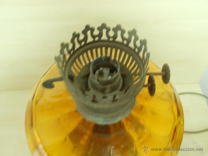 Antig&uuml;edades: QUINQUE DE CRISTAL Y PEANA DE BRONCE - Foto 8