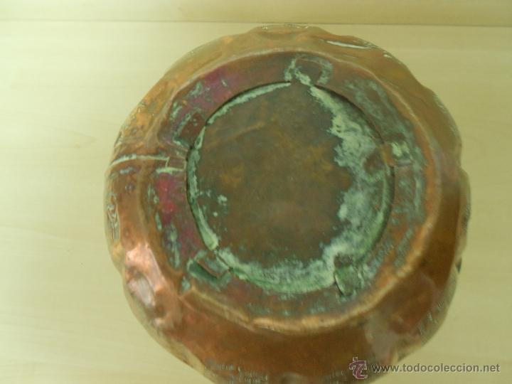 Antig&uuml;edades: CANTARO DE COBRE ANTIGUO ,REPUJADO - Foto 6
