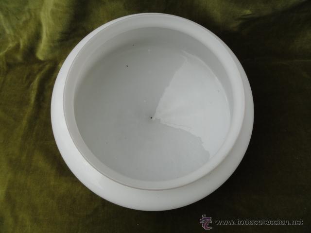 Antig&uuml;edades: BONITO GLOBO BLANCO PARA L&Aacute;MPARA DE TECHO. - Foto 4