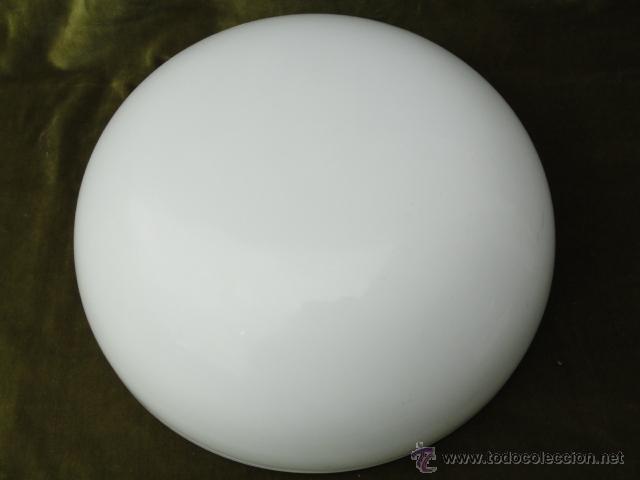 Antig&uuml;edades: BONITO GLOBO BLANCO PARA L&Aacute;MPARA DE TECHO. - Foto 2