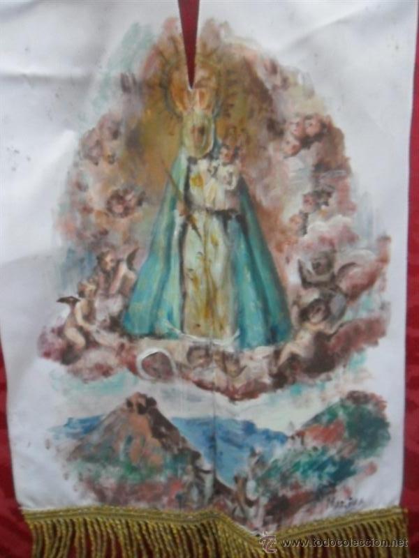 Antig&uuml;edades: estola pintada y firmada - Foto 2