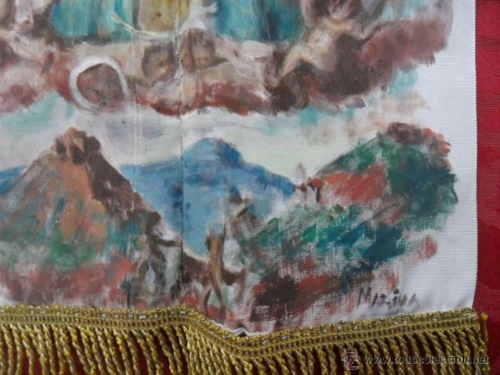 Antig&uuml;edades: estola pintada y firmada - Foto 3