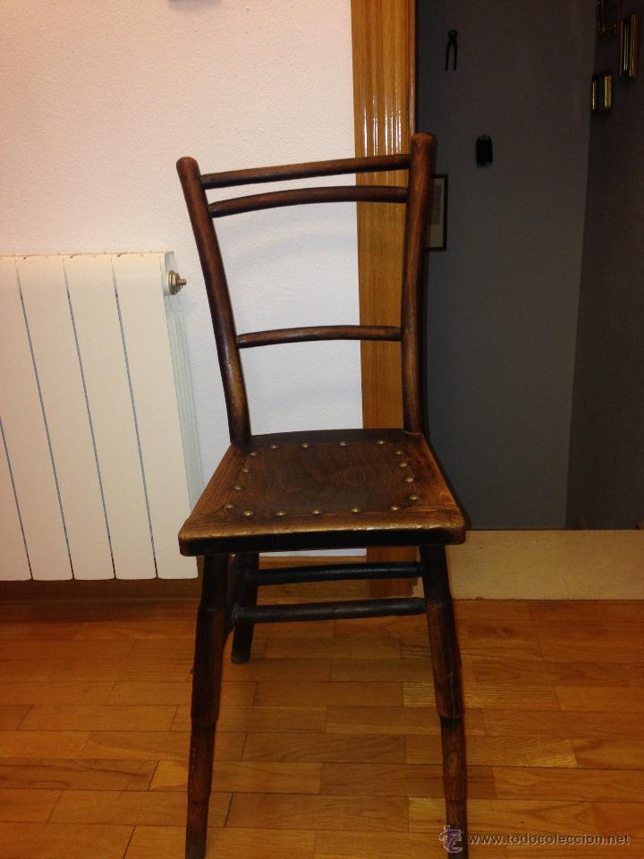 Antig&uuml;edades: ANTIGUA SILLA DE MADERA. - Foto 1