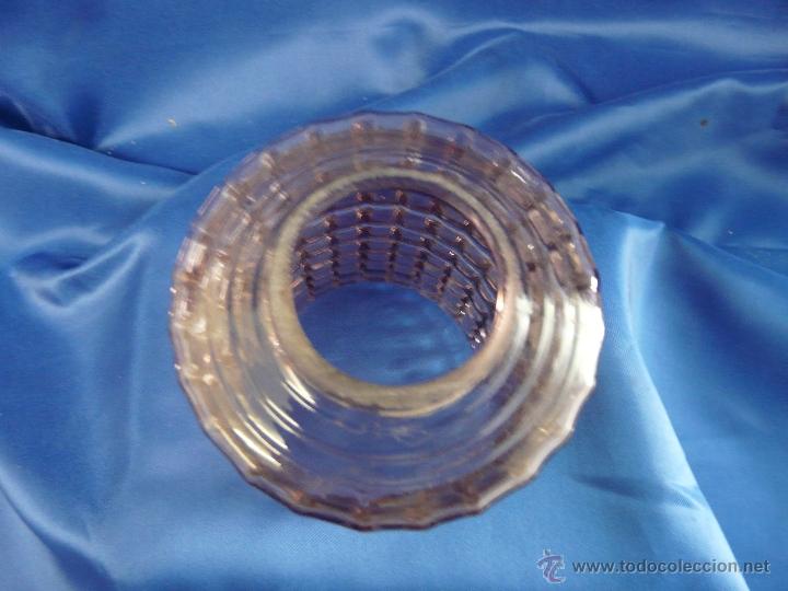 Antig&uuml;edades: TULIPA VASO VIOLETA CON GRAIPA - Foto 2
