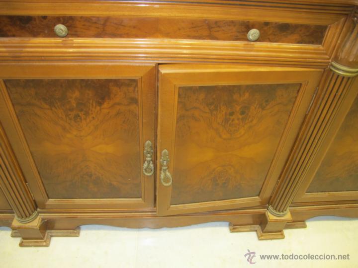 Antig&uuml;edades: MUEBLE BUFFET COMEDOR MADERA DE RAIZ - Foto 5