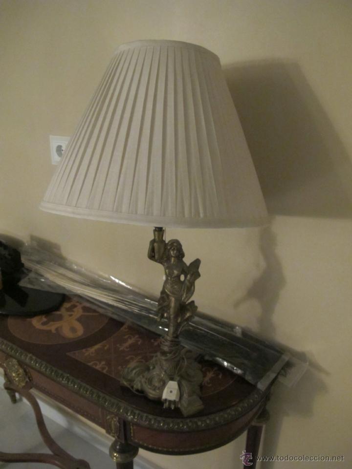Antig&uuml;edades: LAMPARA ANTIGUA BRONCE - Foto 1