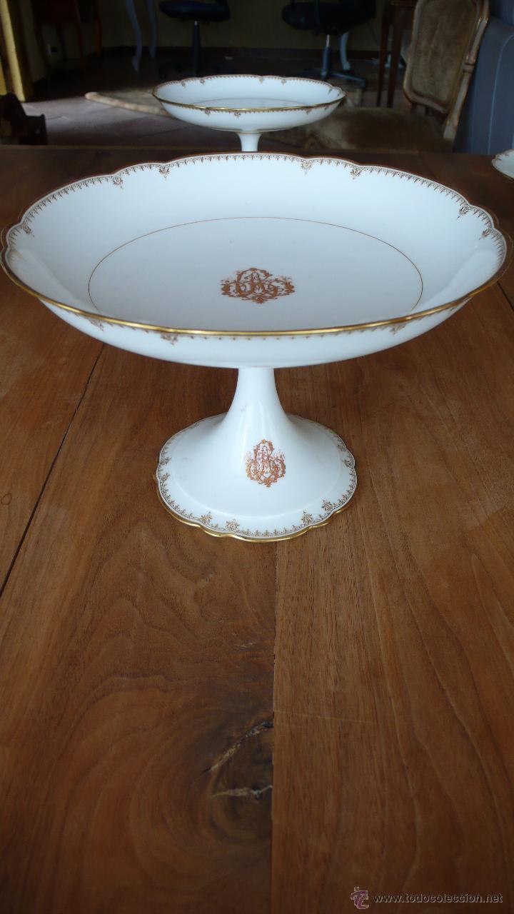 Antig&uuml;edades: Vajilla.Servicio de mesa.Porcelana Pillivuit - Foto 5