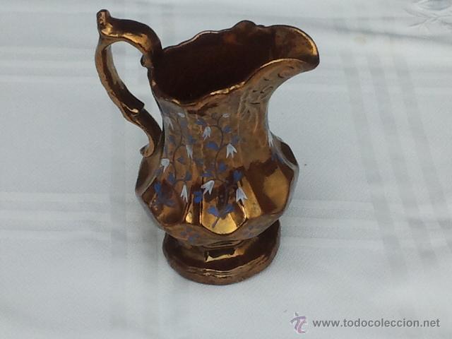 Antig&uuml;edades: JARRA CRISTAL ESMALTADA - Foto 1