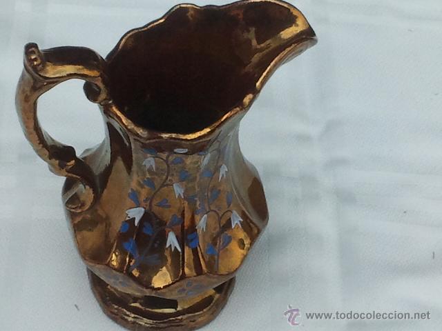 Antig&uuml;edades: JARRA CRISTAL ESMALTADA - Foto 2