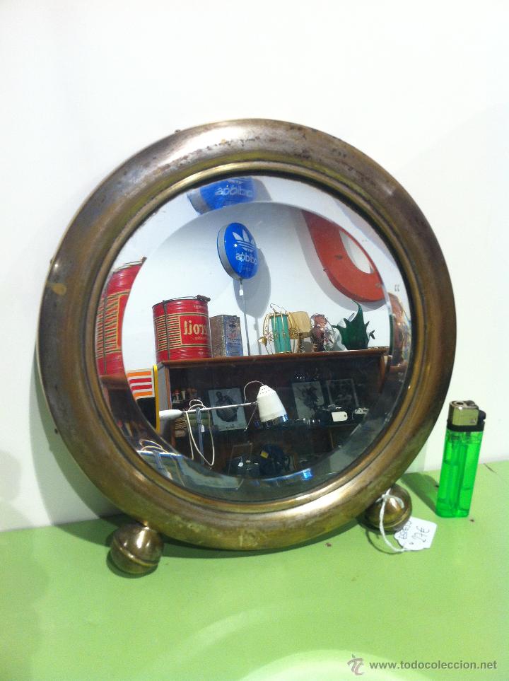Antig&uuml;edades: espejo redondo - Foto 1