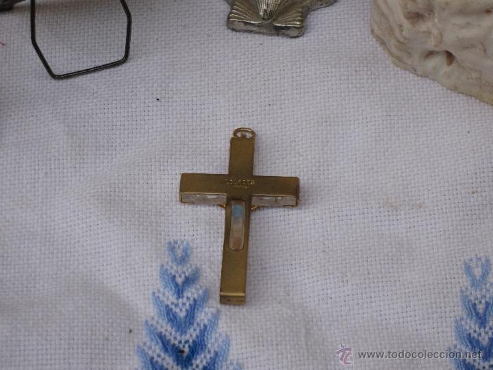 Antig&uuml;edades: LOTE 5 PIEZAS RELIGIOSAS. - Foto 3
