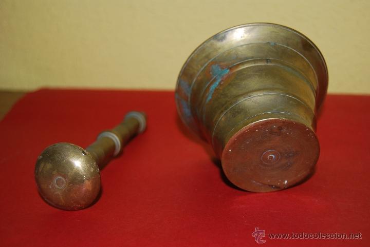Antig&uuml;edades: ANTIGUO ALMIREZ DE BRONCE - MORTERO - Foto 3