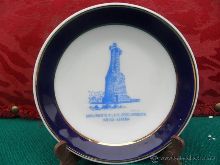 Antig&uuml;edades: peque&ntilde;o plato de la rabida huelva - Foto 1