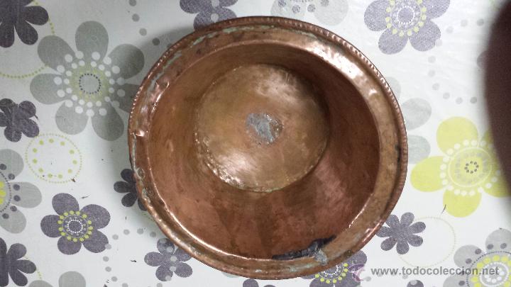 Antig&uuml;edades: zafa de cobre antigua - Foto 3