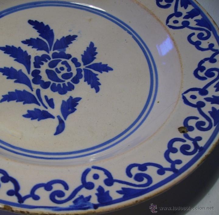 Antig&uuml;edades: PLATO  CERAMICA  DE  MANISES - Foto 4