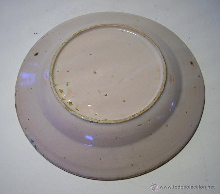 Antig&uuml;edades: PLATO  CERAMICA  DE  MANISES - Foto 5