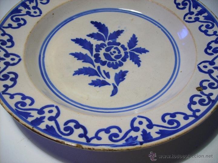 Antig&uuml;edades: PLATO  CERAMICA  DE  MANISES - Foto 6