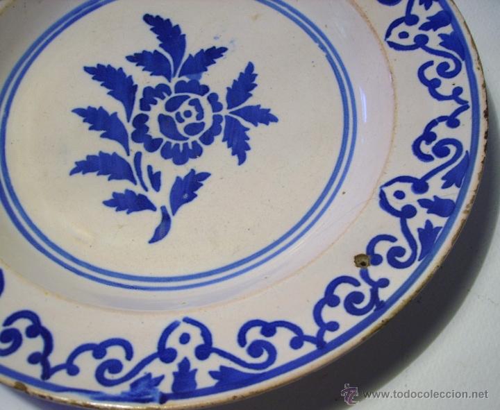 Antig&uuml;edades: PLATO  CERAMICA  DE  MANISES - Foto 7