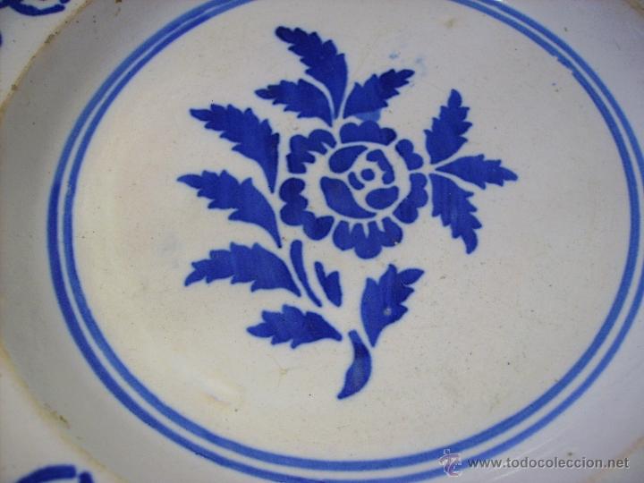 Antig&uuml;edades: PLATO  CERAMICA  DE  MANISES - Foto 8