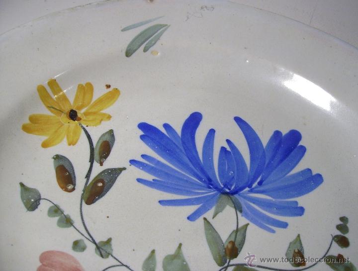 Antig&uuml;edades: GRAN PLATO CERAMICA DE MANISES - Foto 2
