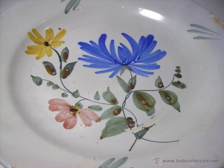 Antig&uuml;edades: GRAN PLATO CERAMICA DE MANISES - Foto 4