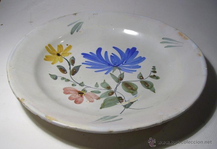 Antig&uuml;edades: GRAN PLATO CERAMICA DE MANISES - Foto 6