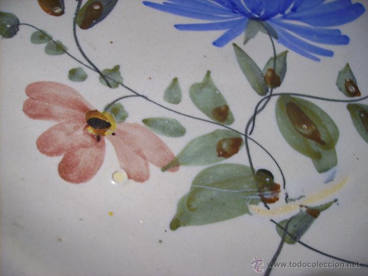 Antig&uuml;edades: GRAN PLATO CERAMICA DE MANISES - Foto 7