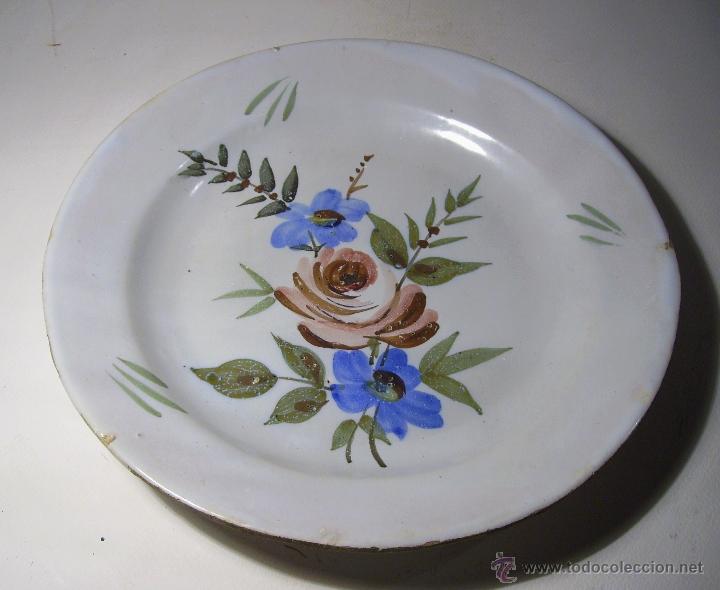 Antig&uuml;edades: GRAN  PLATO  CERAMICA  DE  MANISES - Foto 7
