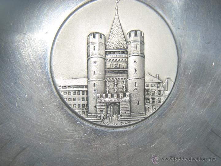 Antig&uuml;edades: ANTIGUO PLATO DE ALUMINIO - Foto 7