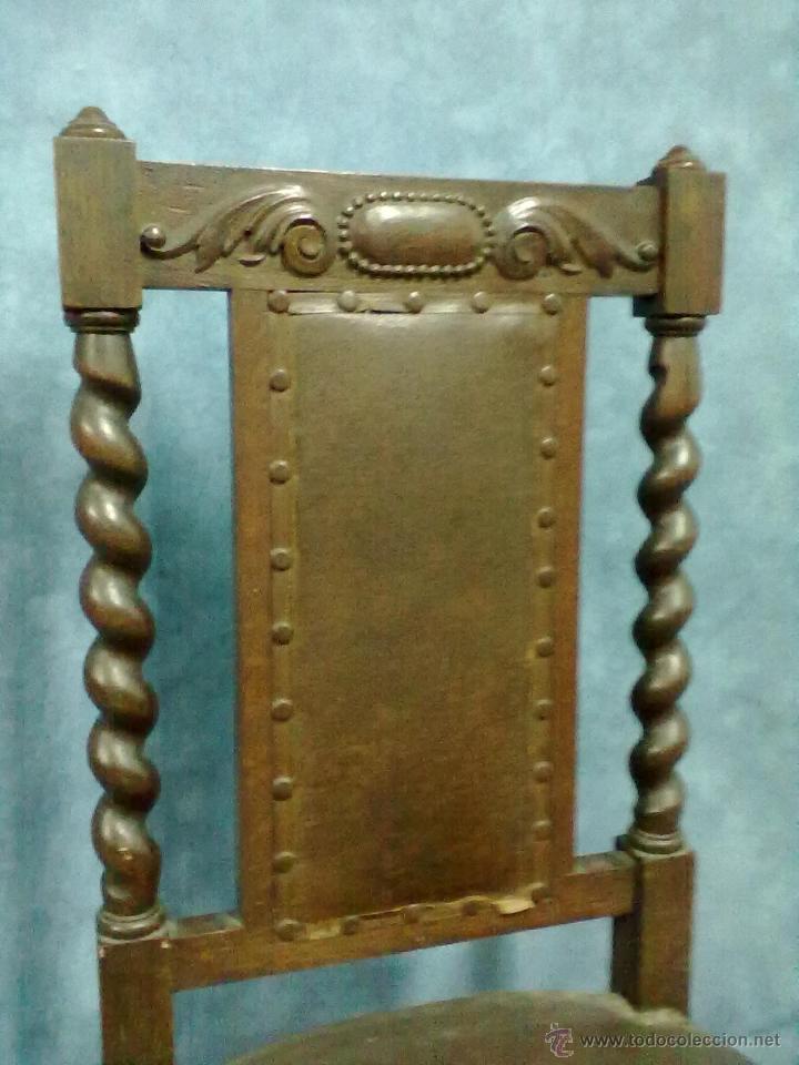 Antig&uuml;edades: SILLA DE ROBLE HOLANDESA PARA RESTAURAR - Foto 2