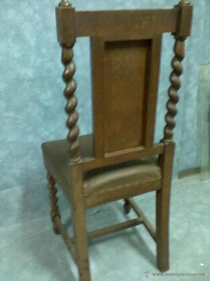 Antig&uuml;edades: SILLA DE ROBLE HOLANDESA PARA RESTAURAR - Foto 3