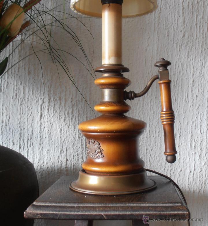 Antig&uuml;edades: LAMPARA DE MESA TIPO PALMATORIA - Foto 4