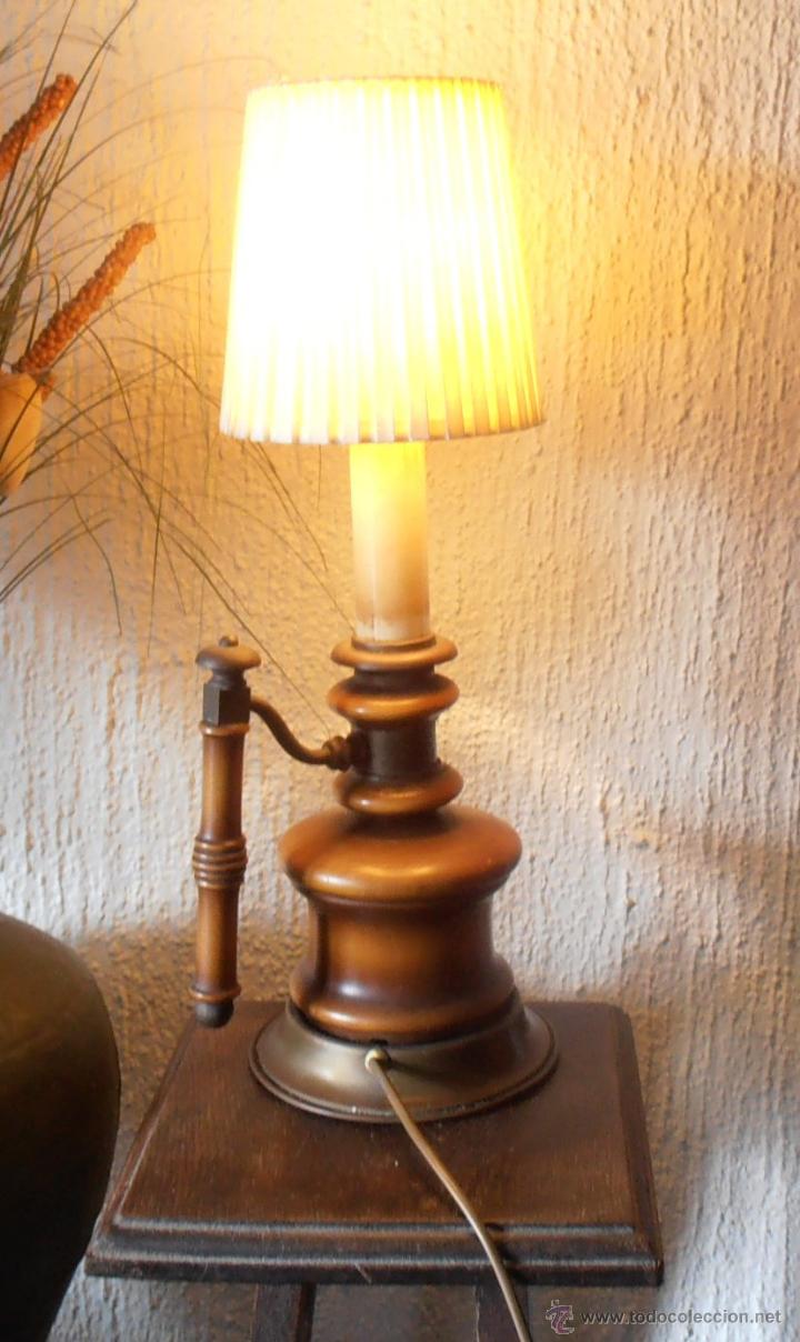 Antig&uuml;edades: LAMPARA DE MESA TIPO PALMATORIA - Foto 6