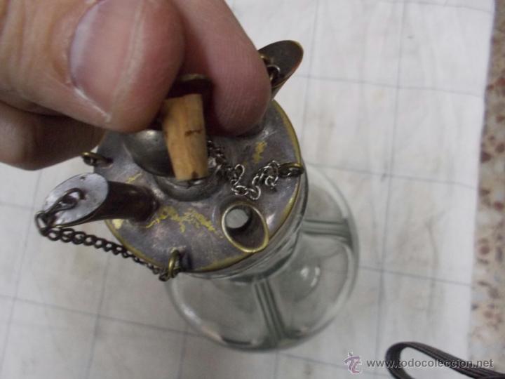 Antig&uuml;edades: Botella de cristal Con 4 secciones - Foto 2