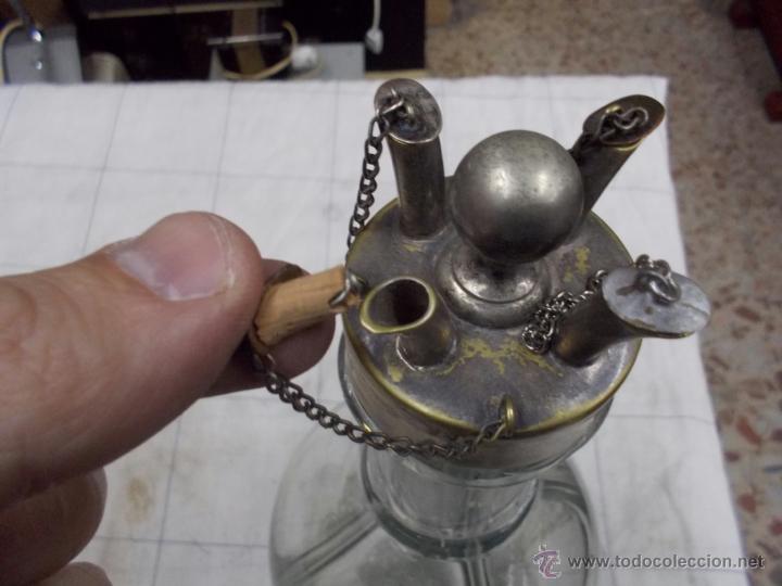 Antig&uuml;edades: Botella de cristal Con 4 secciones - Foto 4