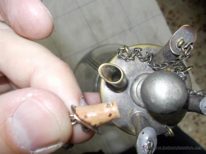 Antig&uuml;edades: Botella de cristal Con 4 secciones - Foto 8