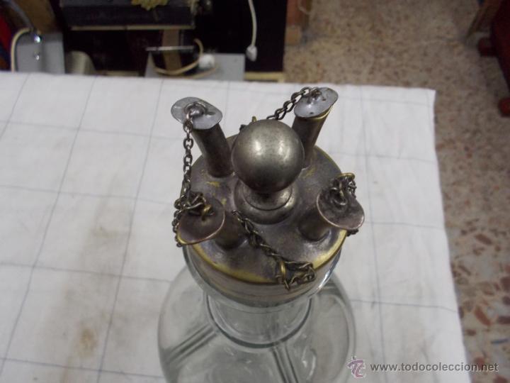 Antig&uuml;edades: Botella de cristal Con 4 secciones - Foto 13