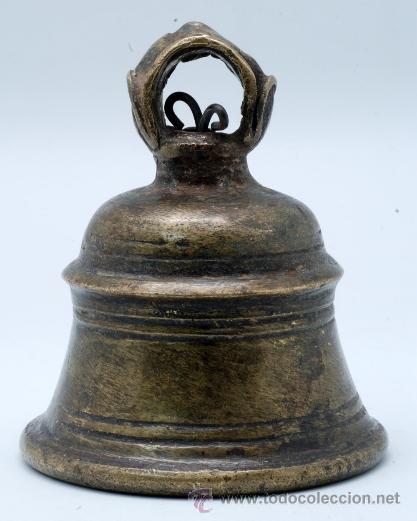 Antig&uuml;edades: Campana bronce S XVIII - Foto 1