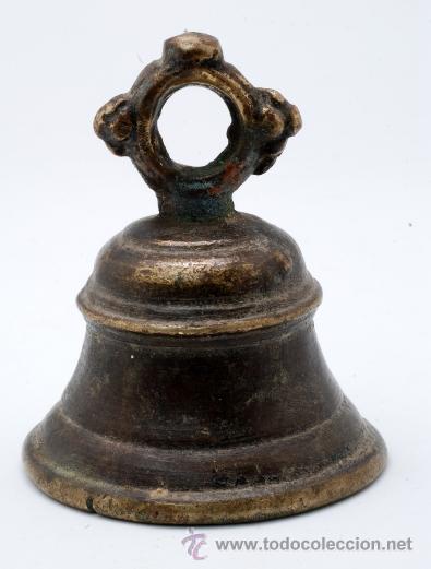 Antig&uuml;edades: Campana bronce S XVIII - Foto 1